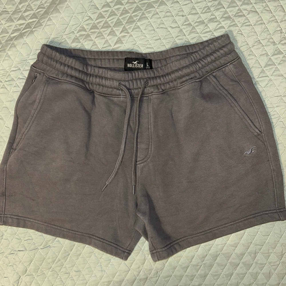 Hollister Charcoal Lounge Shorts